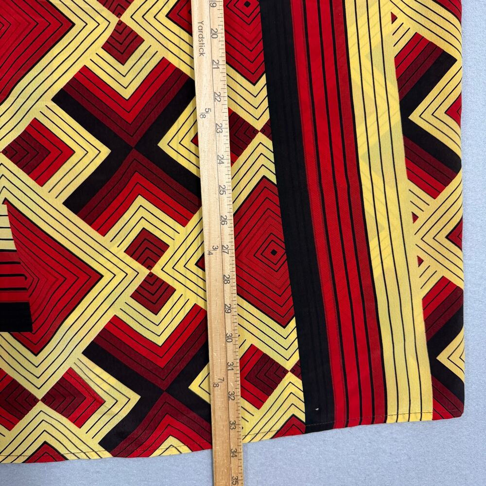 Vintage Prestige Button Up Shirt Mens Extra Large Geometric Abstract Party Disco - Picture 9 of 10